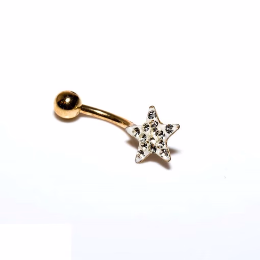 GoldStar Bauchnabelpiercing