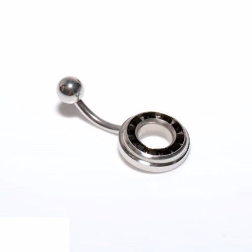 Dark circle Bauchnabelpiercing