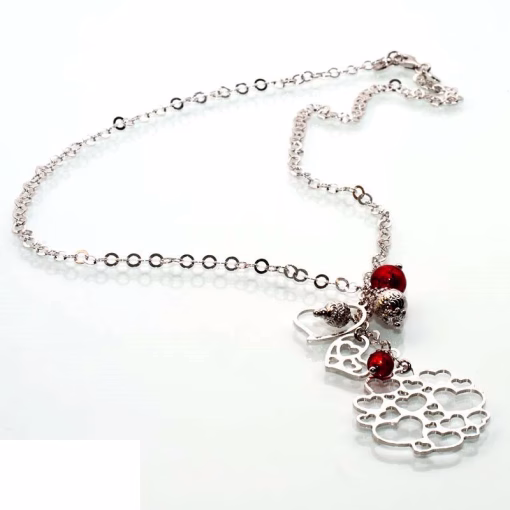 Frauen Silber Collier