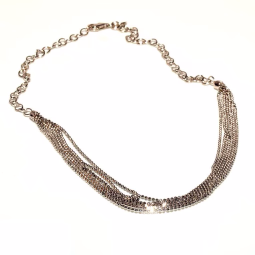 Frauen Silber Collier