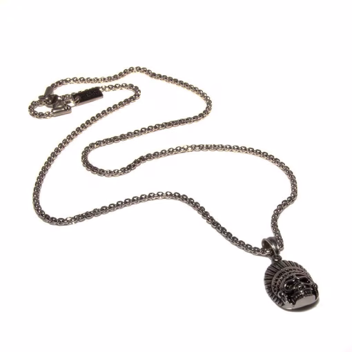 Indian skull Anhänger und Kette