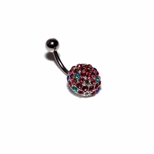 Sterling silver ball Bauchnabelpiercing