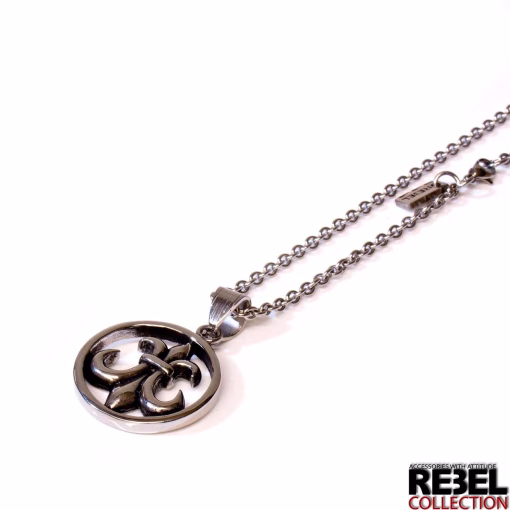 Fleur de lis anhänger with kette