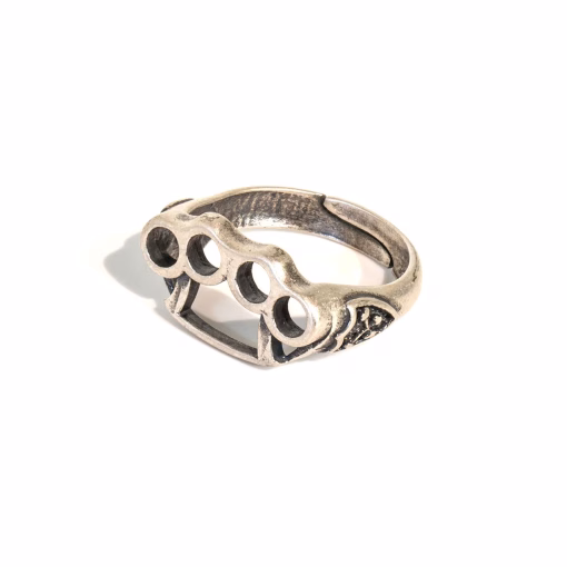 Brass knuckle ring