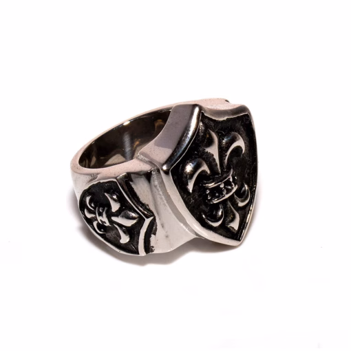 Fleur De Lis Stahlring