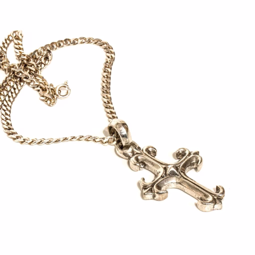 Silber Kreuz Halskette