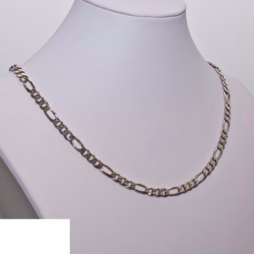 Rebel Figaro-Kette aus 925er Silber – Bild 3